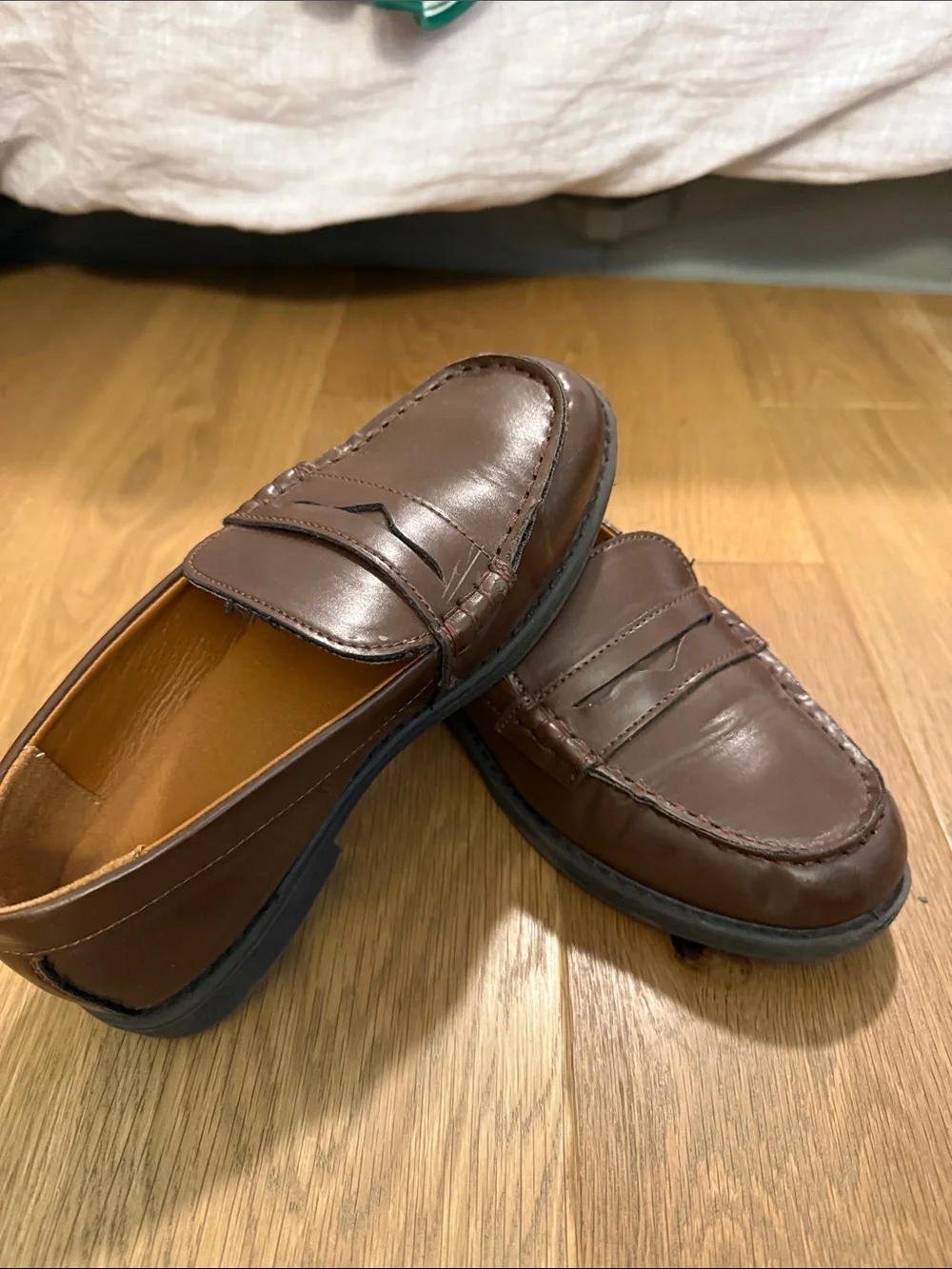 J. CREW Factory Boys Penny Loafers